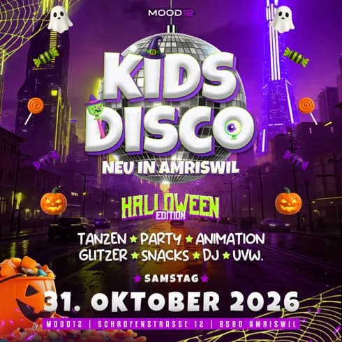 Flyer: KIDS DISCO - HALLOWEEN EDITION @MOOD12