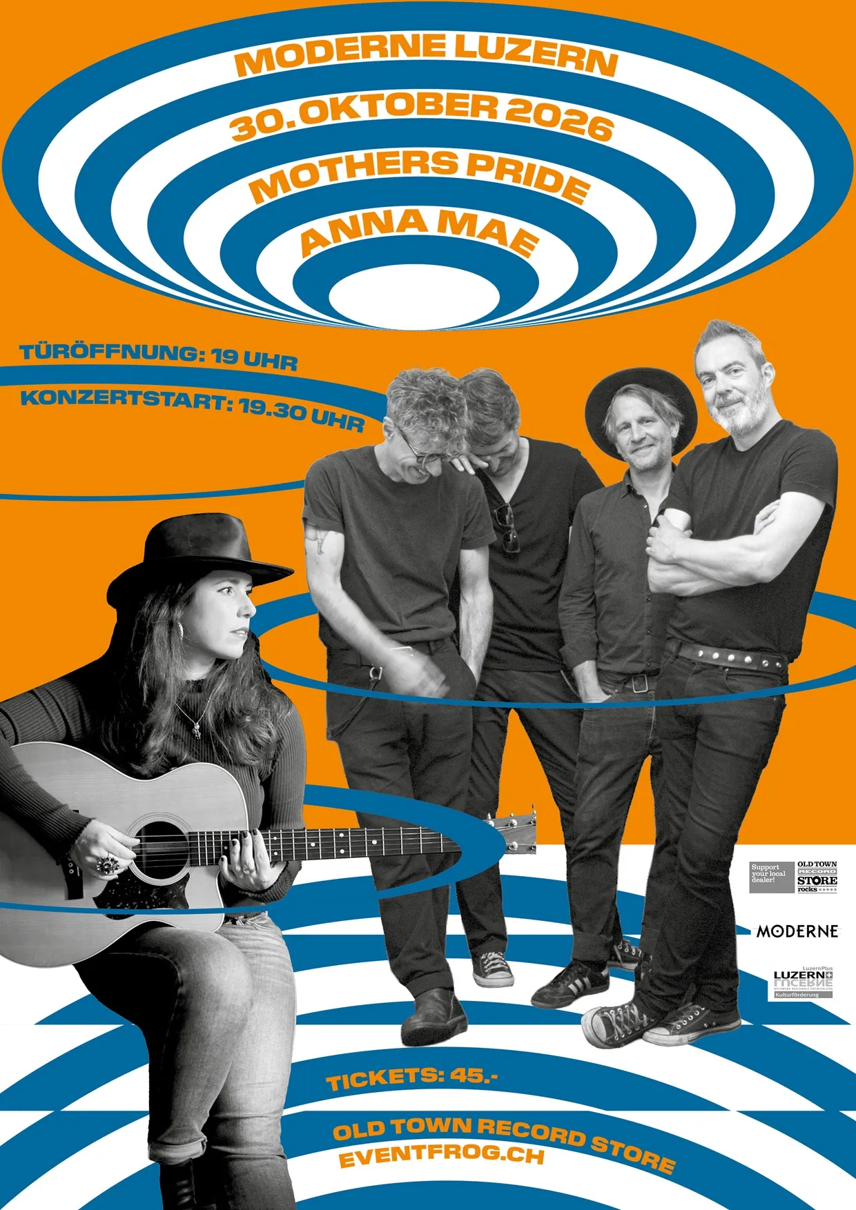 Flyer: DOPPELKONZERT VON ANNA MAE & MOTHERS PRIDE